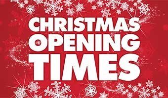Christmas opening times